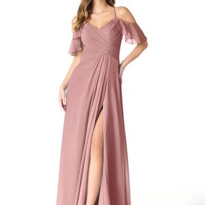 Azazie Dusty Rose Gown